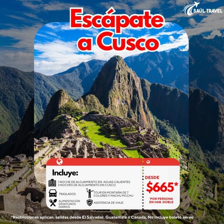 ESCÁPATE A CUSCO