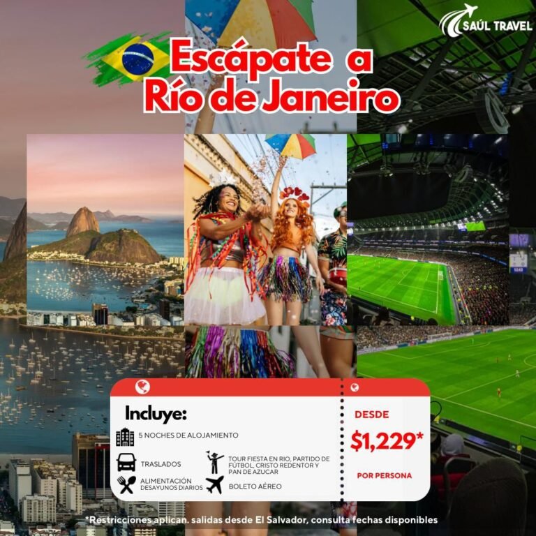 ESCÁPATE A RÍO DE JANEIRO